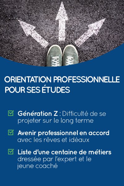 Aide d'un expert pour le choix de son orientation professionnelle lorsque l'on est étudiant